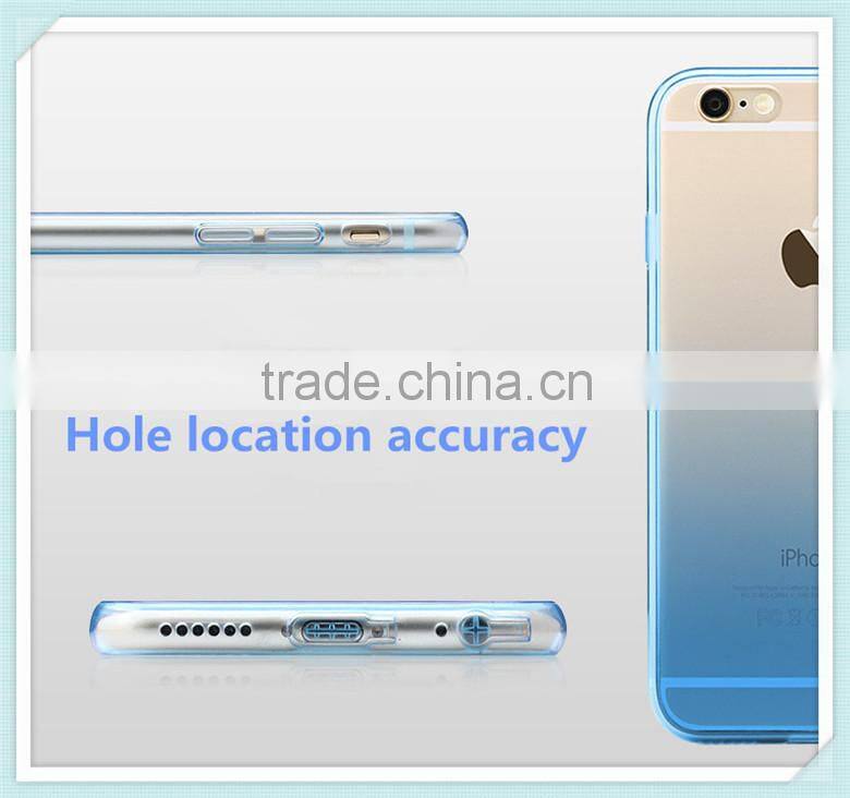 TPU case with gradient color cellphone case for iphone 6s/6plus