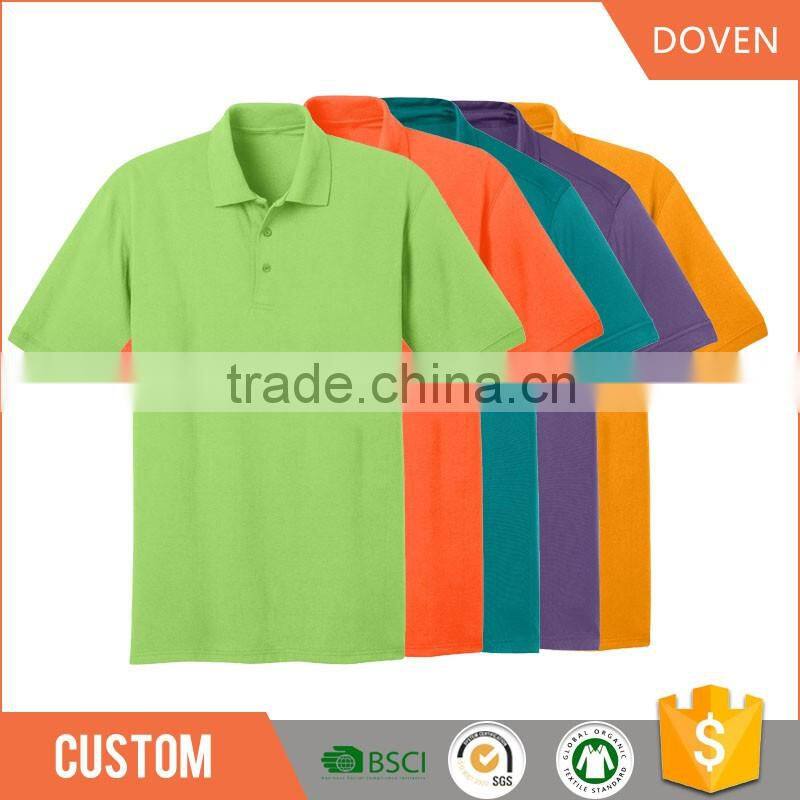 Wholesale promotional plain blank polo shirt