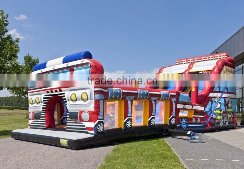 super large inflatable slide sale, superduty inflatable combi castle with slide for custom theme
