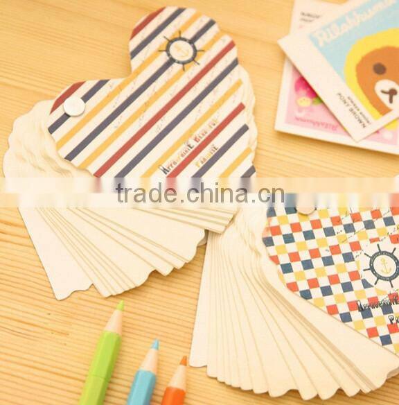 New Design Heart Sticky Notepad/Mini Notepad/Custom Notepad