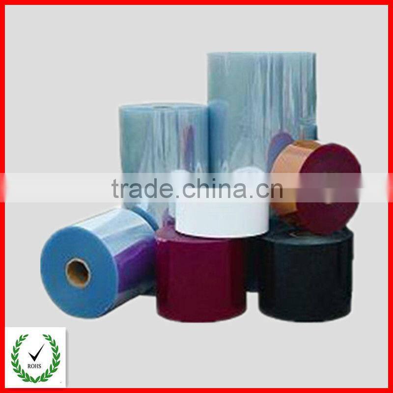 Transparent pvc film for packaging