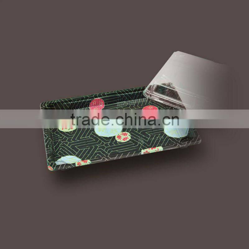 High quality pp black tray for food