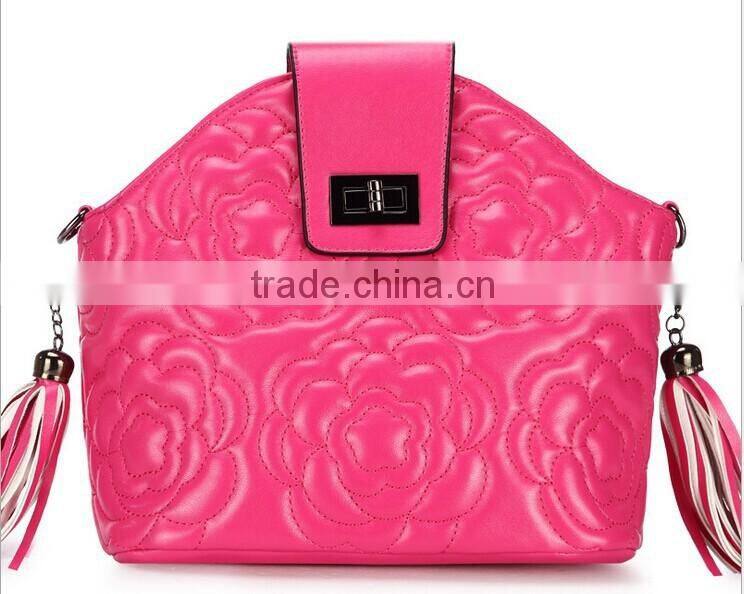New Products For home-use fashion embossed shoulder bags for women