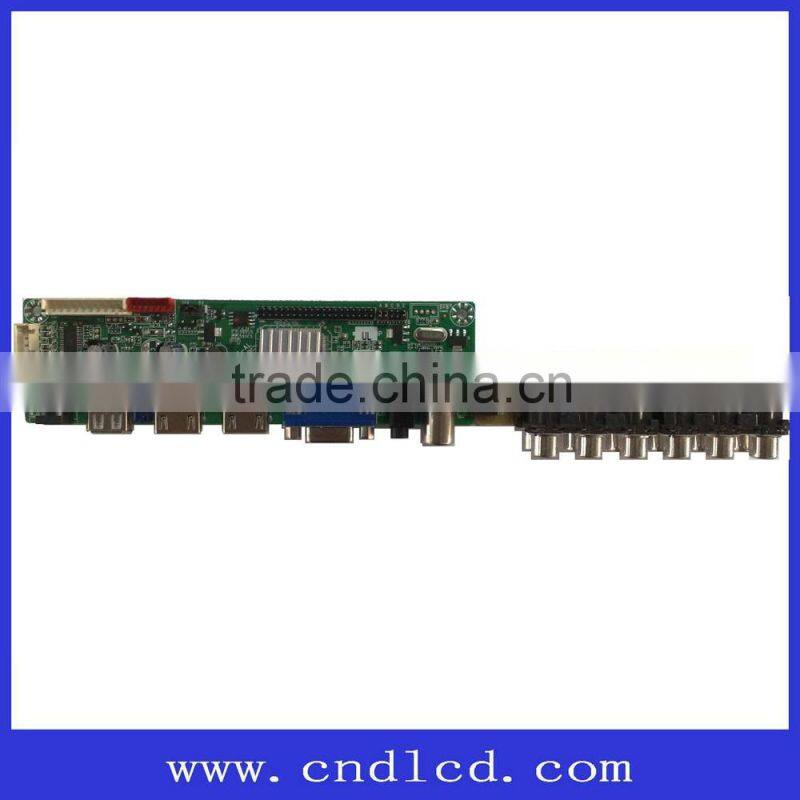 Universal LCD / LED V59 TV Board with 2*HDMI 2*USB 2*AV