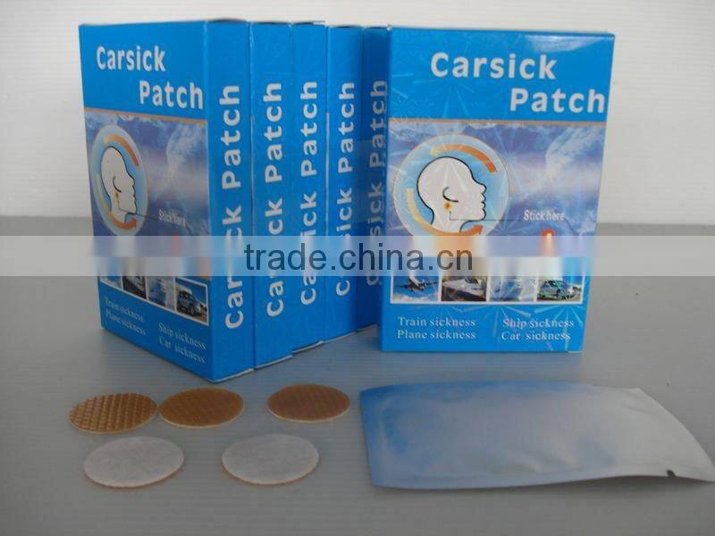 carsick cooling gel patch to relief uncomfortable