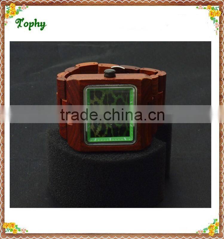 2016 New Arrival Bamboo Wooden Watch, Custom Logo Japan Movt Quartz Wood Watch