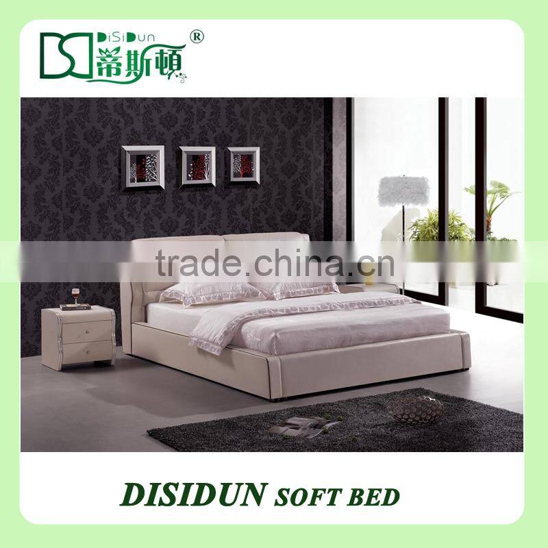 faux leather bed/single pu leather bed/pink leather bed DS-C6002