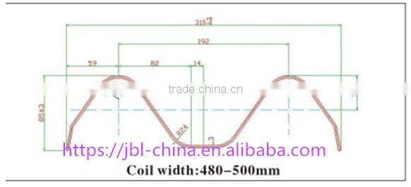 High-speed Highway Guardrail Roll Forming Machine with automatic