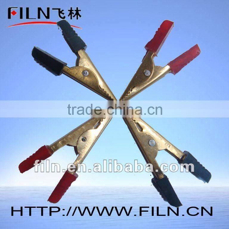 45mm stainless steel battery spring crocodile clamps