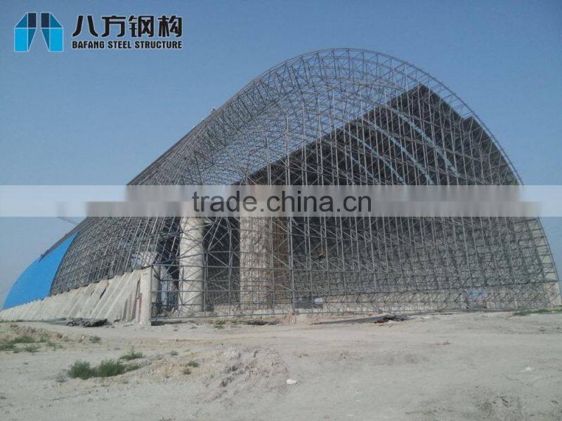 Space Frame Coal Storage Shed by Steel Roof Covering from China Supplier