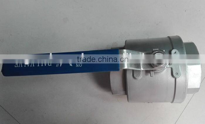 Hot products 4 inch SS316 threaded ball valve API