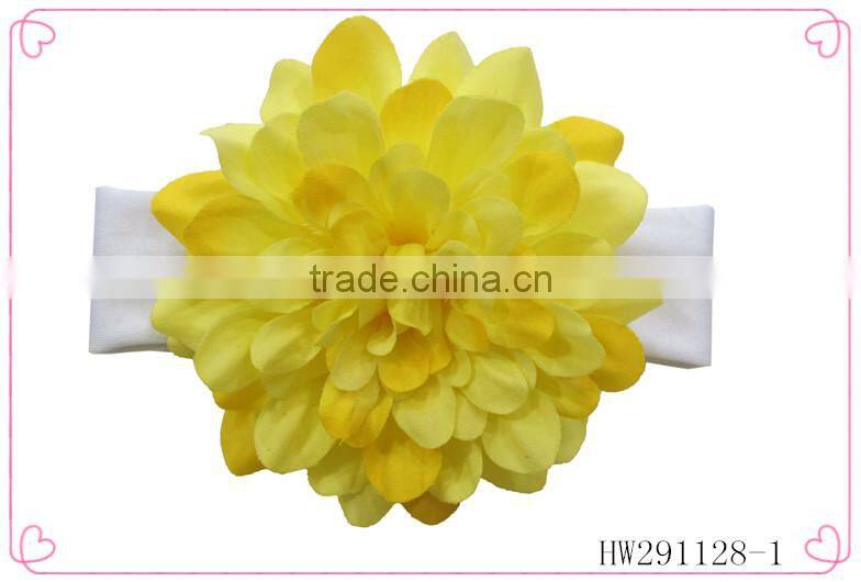 Silk flower headband hairbands for babies,baby hair accessories