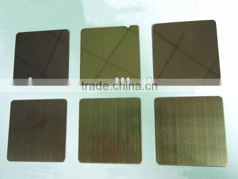 stainless steel coated titanium sheet