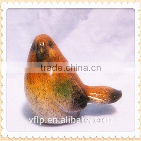 Resin Little Fat Bird Ornament Craft for Home Decoration