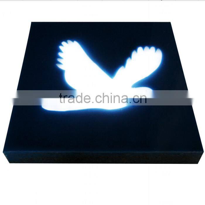 Park / garden night lamp full color floor led stone light