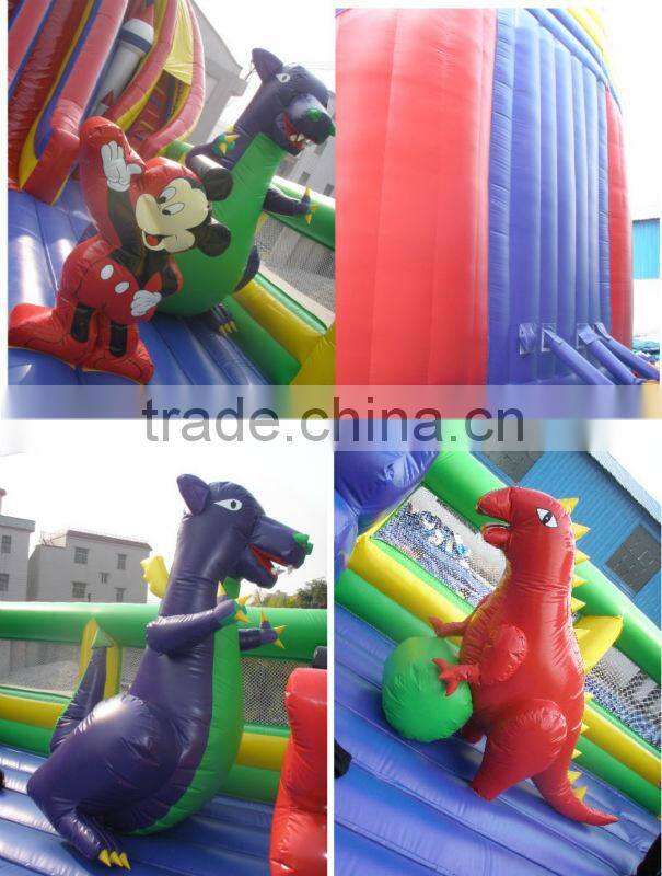 Industrial Playground Equipment Cheap Inflatable Jumper Castle Slide