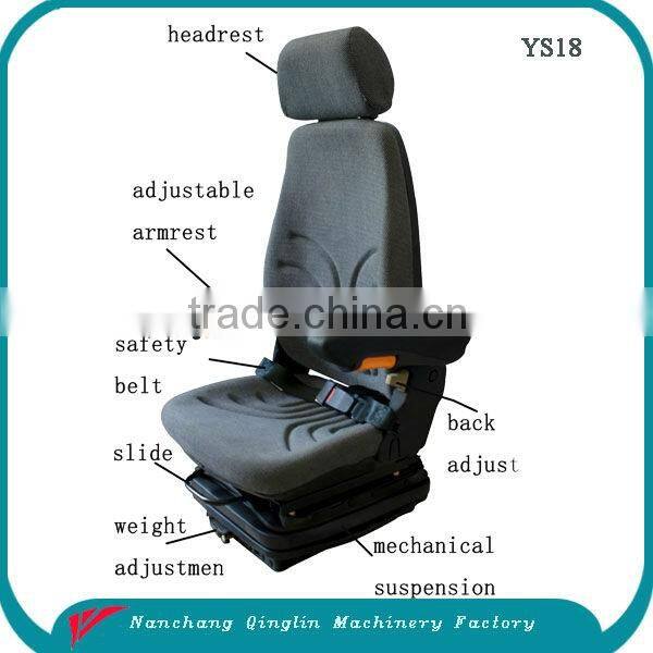 Alibaba hot selling grammer fabric suspension tractor seat(YS18)