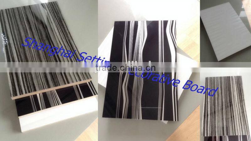 No -Wave Acrylic Faced MDF panels for wardrobe