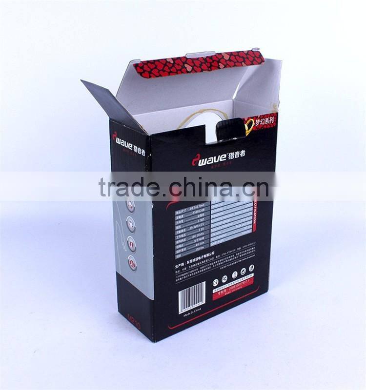 Electronic Product White Corrugated Paper Box with Custom Printing