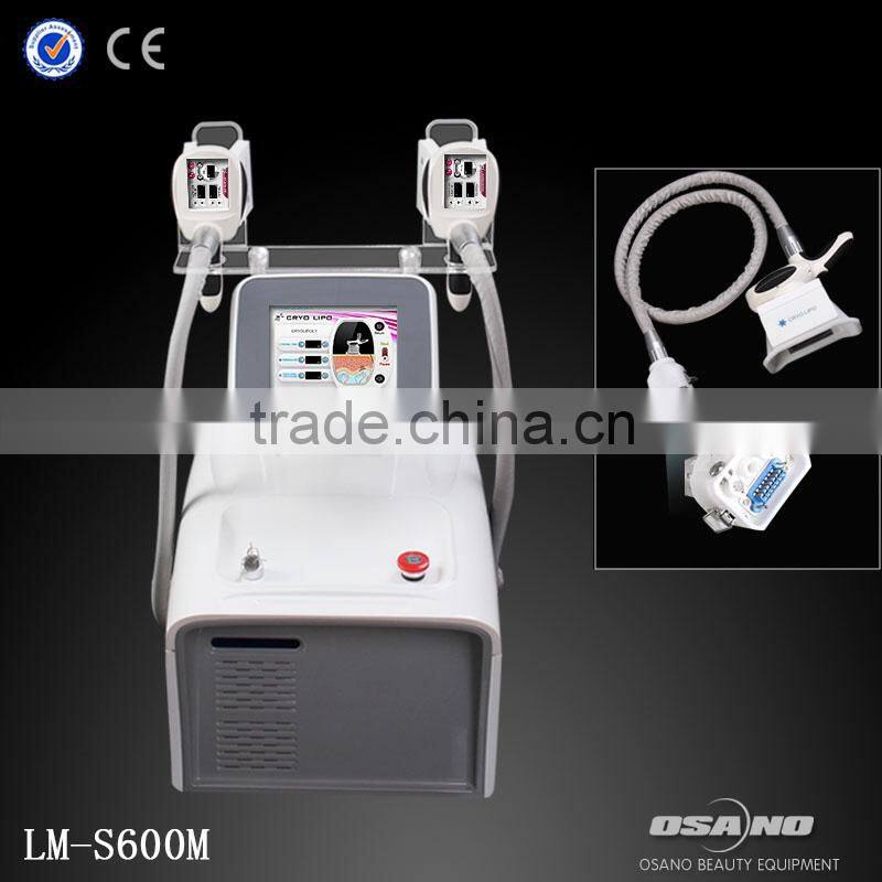 Manufacture direct sale! Professional 2 cryo handles working together antifreeze membrane cryolipolysis