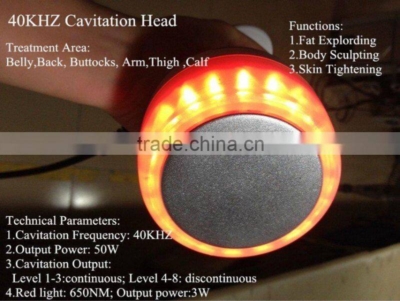 Vacuum Cavitation System sixpolar rf /multipolar RF machine /RF slimming machine