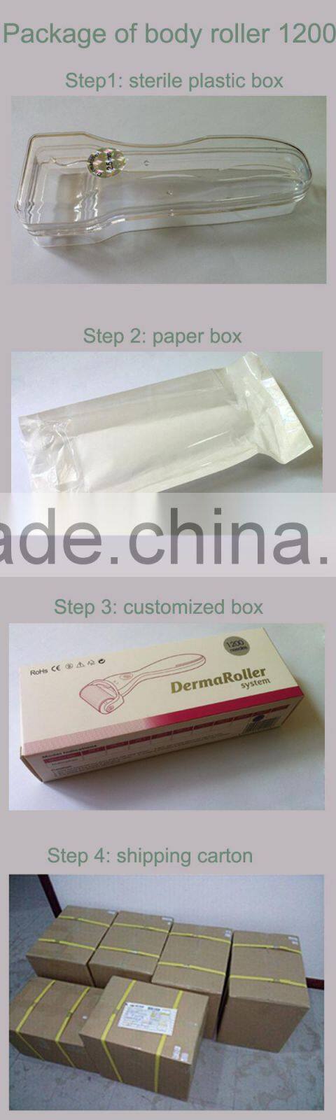 Time Limit Sale!!! 1200 Micro Needles Body Skin Effective Derma Roller