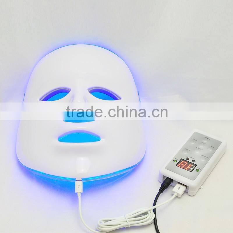 home use led facial mask PDT phototherapy system for skin rejuvenation spot removal