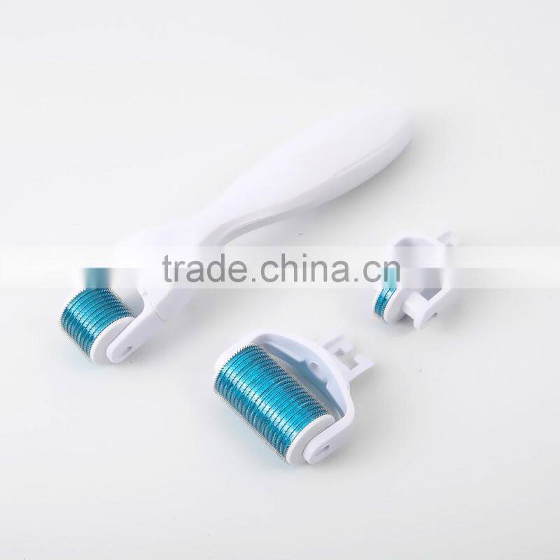 Bestsell 0.5/2.0/1.5mm Heads 3 in 1 Roller 180/600/1200 Micro Needles Skin Recovery