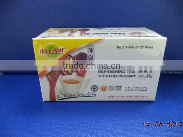 Vietnam High-Quality Freshing Tea 75gr FMCG products