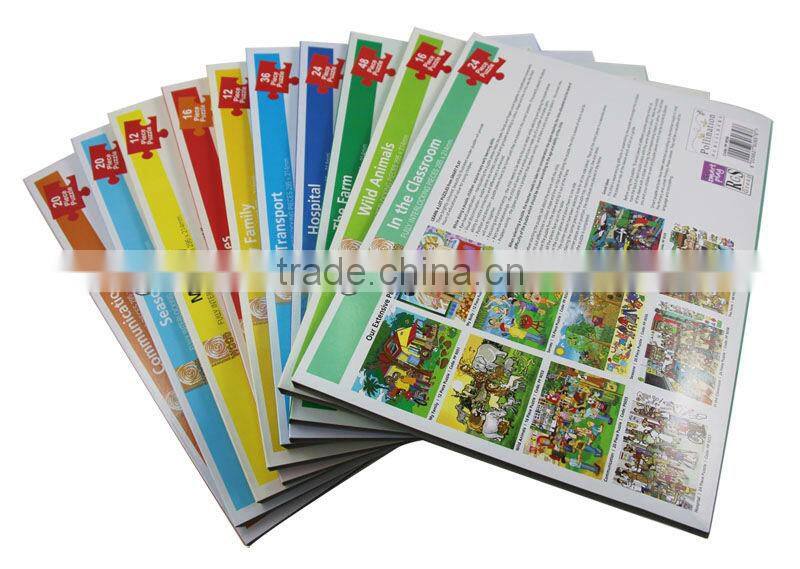 forest wooden puzzle paper sleeve packaging