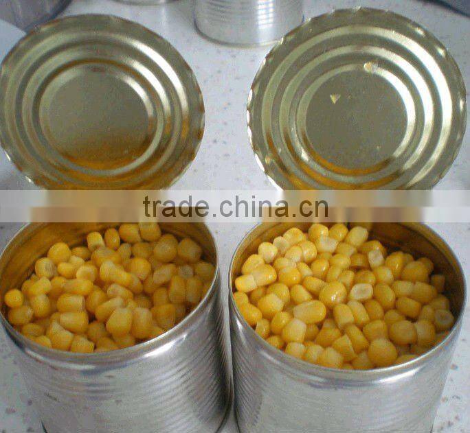 sweet corn kernel in brine canned