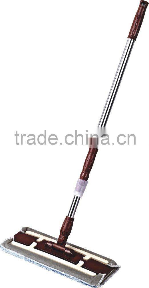 Clip-on microfiber mop