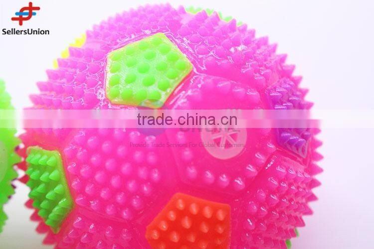 No. 1 yiwu exporting commission agent wanted multi-color led flashing soccor ball toy