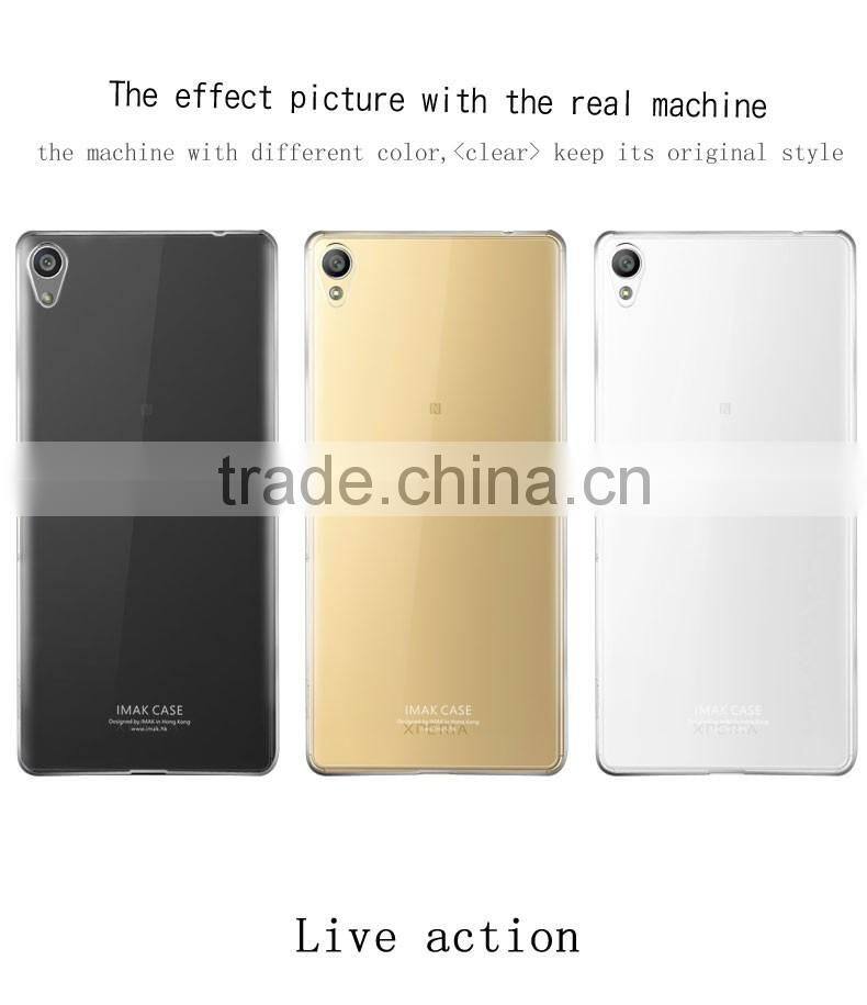 2016 Newest ORIGINAL IMAK Quality Crystal Case for Sony Xperia C6 BACK COVER,Ultra DIY CASE Cover AIR II CASE ANTI-SCATCH