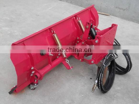 Front snow blade for tractor