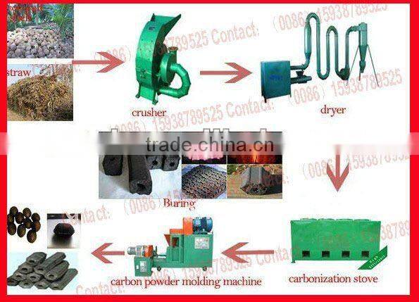 output 120-380 kg/h hot sales charcoal briquetting machine