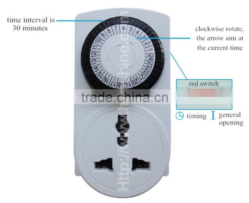 universal plug 24 hours mechanical timer minute mechanical timer