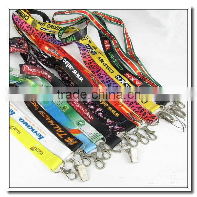 Embroidered long lanyards for boots
