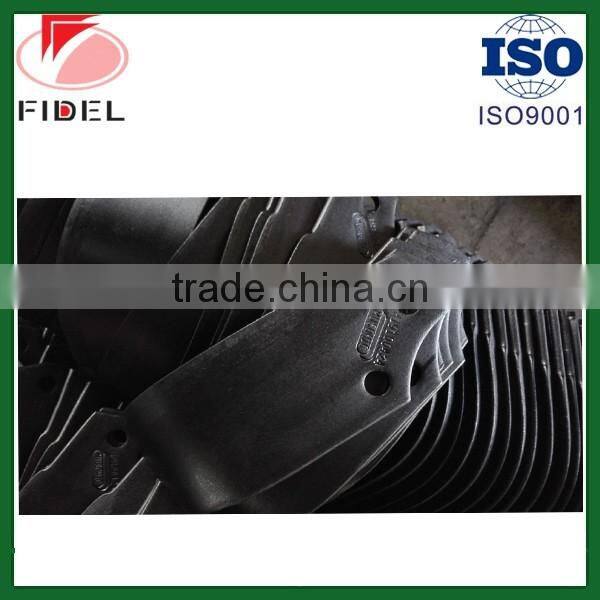 Factory price 65Mn L type rotavator blade with ISO9001:2000 certification