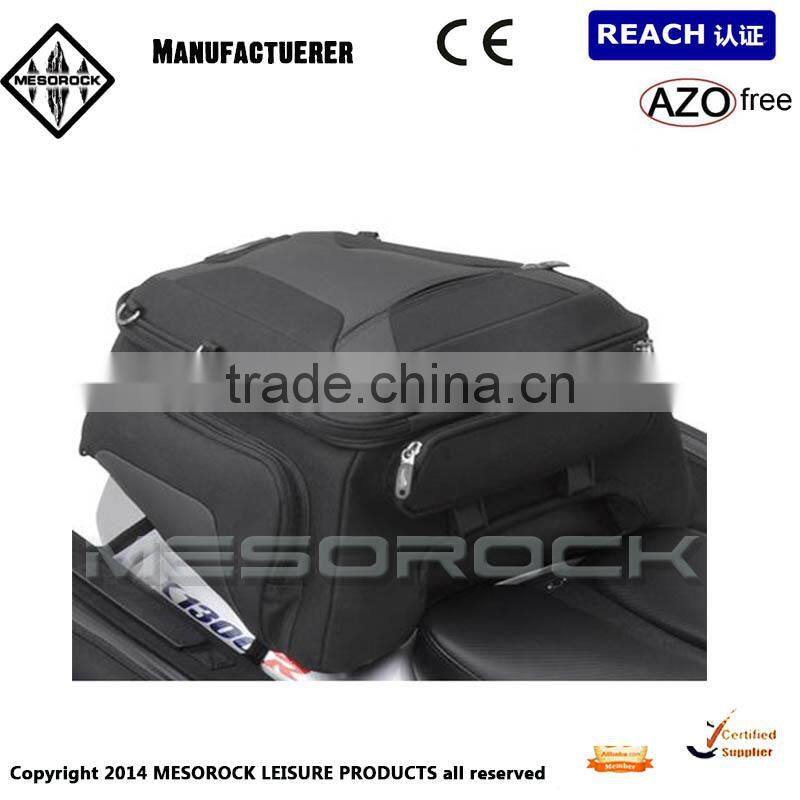Durable waterproof fabric motorcycle tail bag