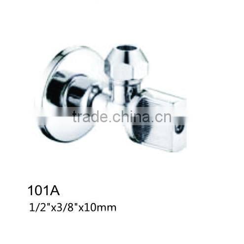 90 Degree Toilet Copper Brass Stop Angle Style Safety Valve With Short Nut