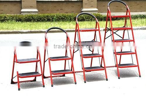 Household 5 steps steel folding step ladders loft ladders manufacturer