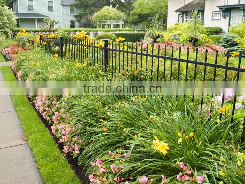 New Design Zinc Coated Rod Iron Garden Barrier