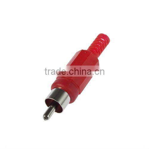 2 PCS RCA Plug Solder Type Audio Phono Cable Kable Connector connection R+BL NEW