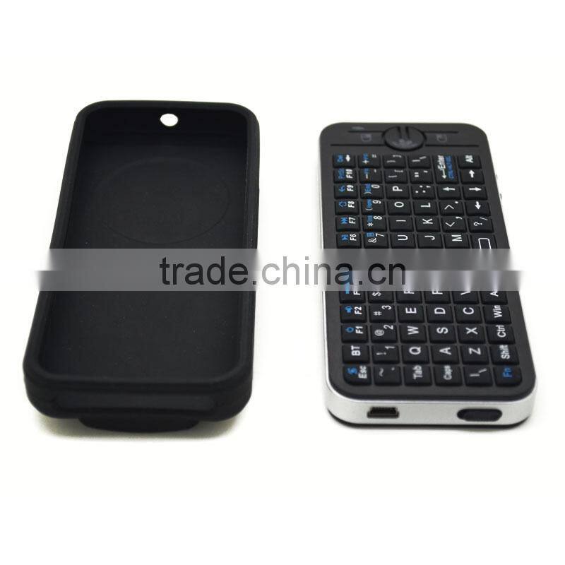 mini wireless bluetooth keyboard with silicone case for APPLE TV Enhance Apple TV box's operation
