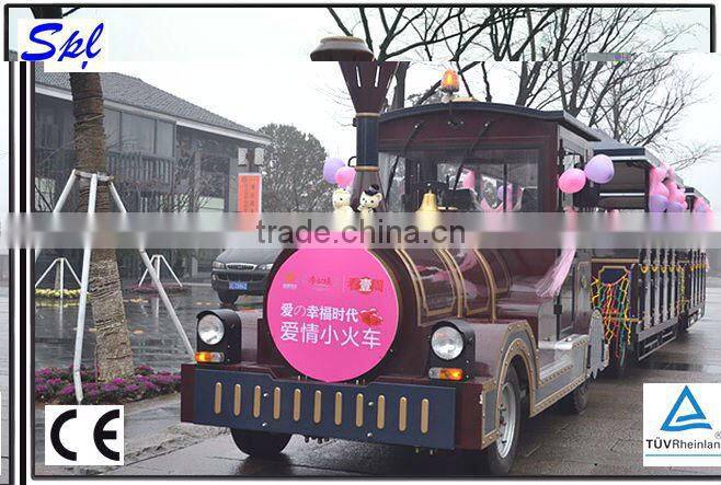 92KW Diesel Power Outdoor Amusement Park Train for Carnival and Celebration