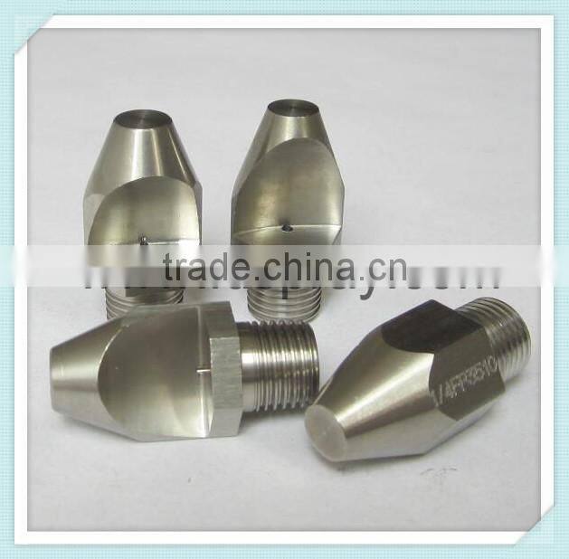 Stainless steel or brass or plastic water spray V jet nozzle