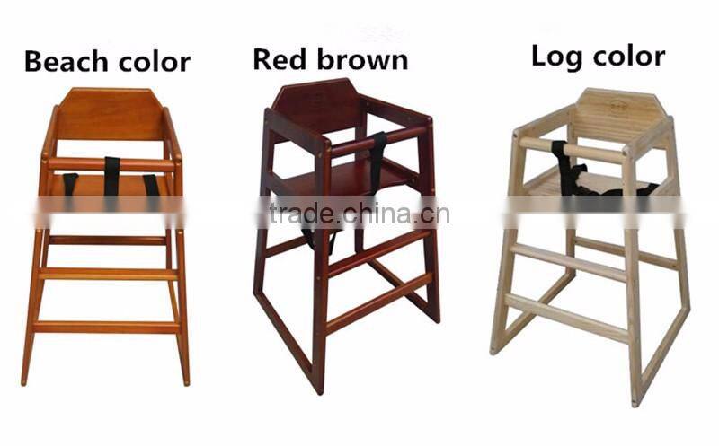 High quality Detachable wooden highchair OEM manufacturer