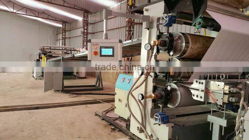 New style plastic marble imitation floor making machine price