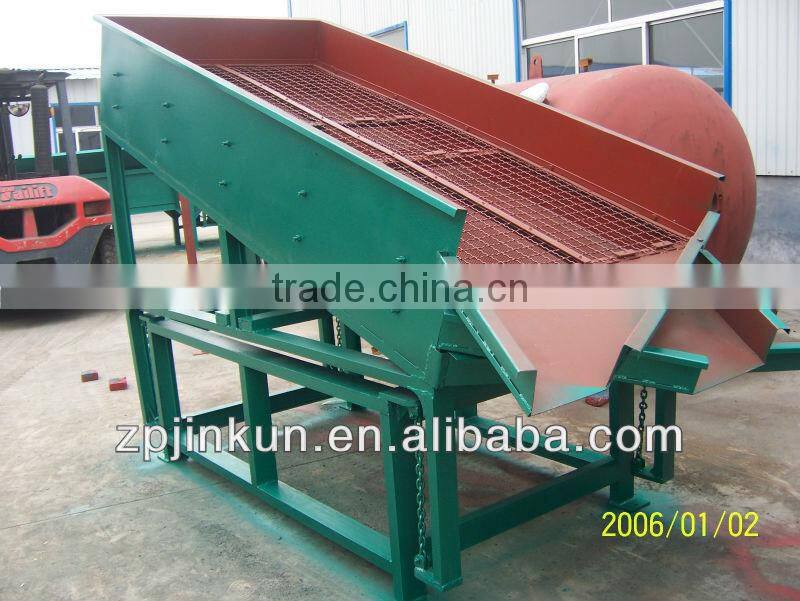 Wood chips vibrating screening machine from China